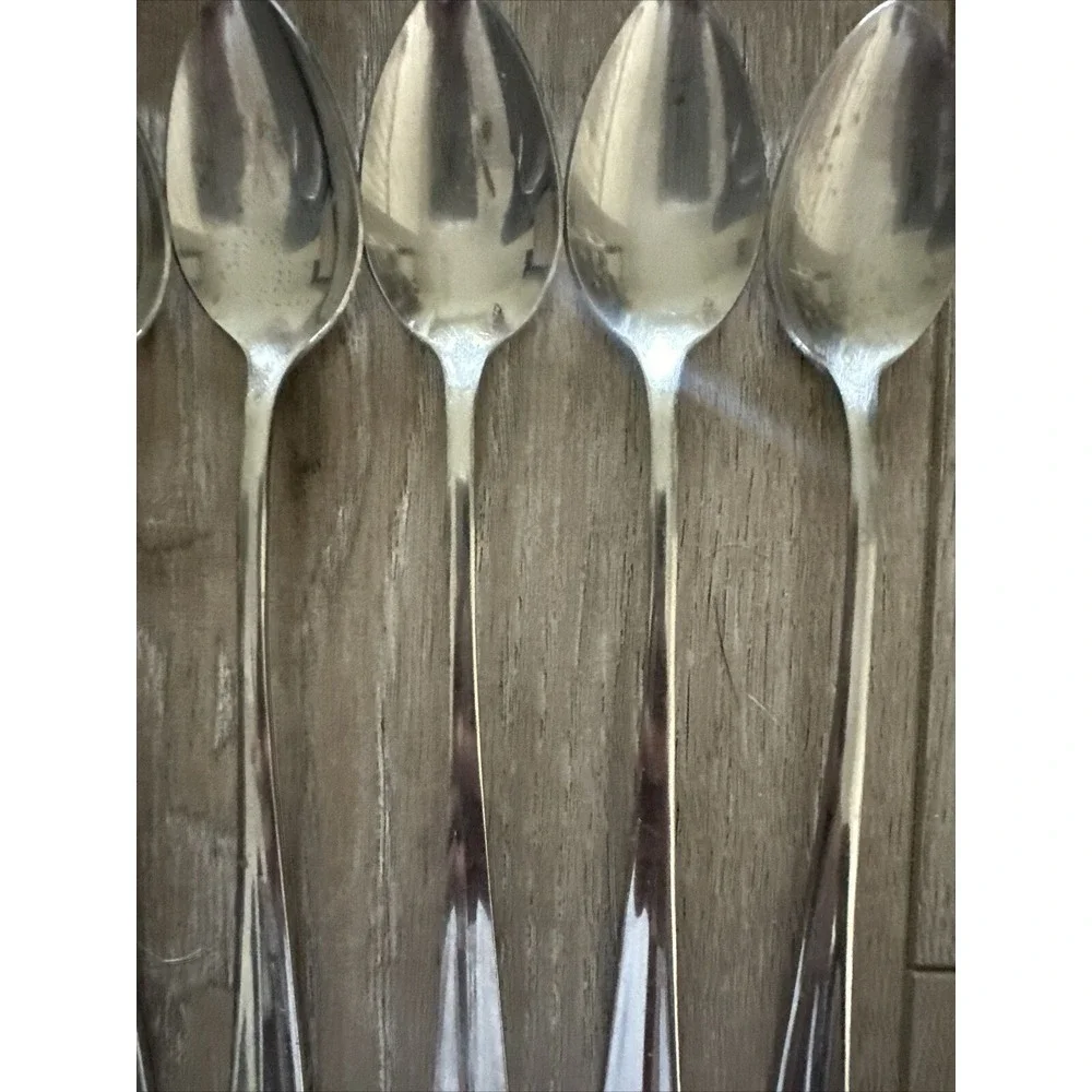 7 PCs‎ Supreme by Towle ASHLEY Iced Tea Spoons 7 3/8 in Stainless Korea 18/8